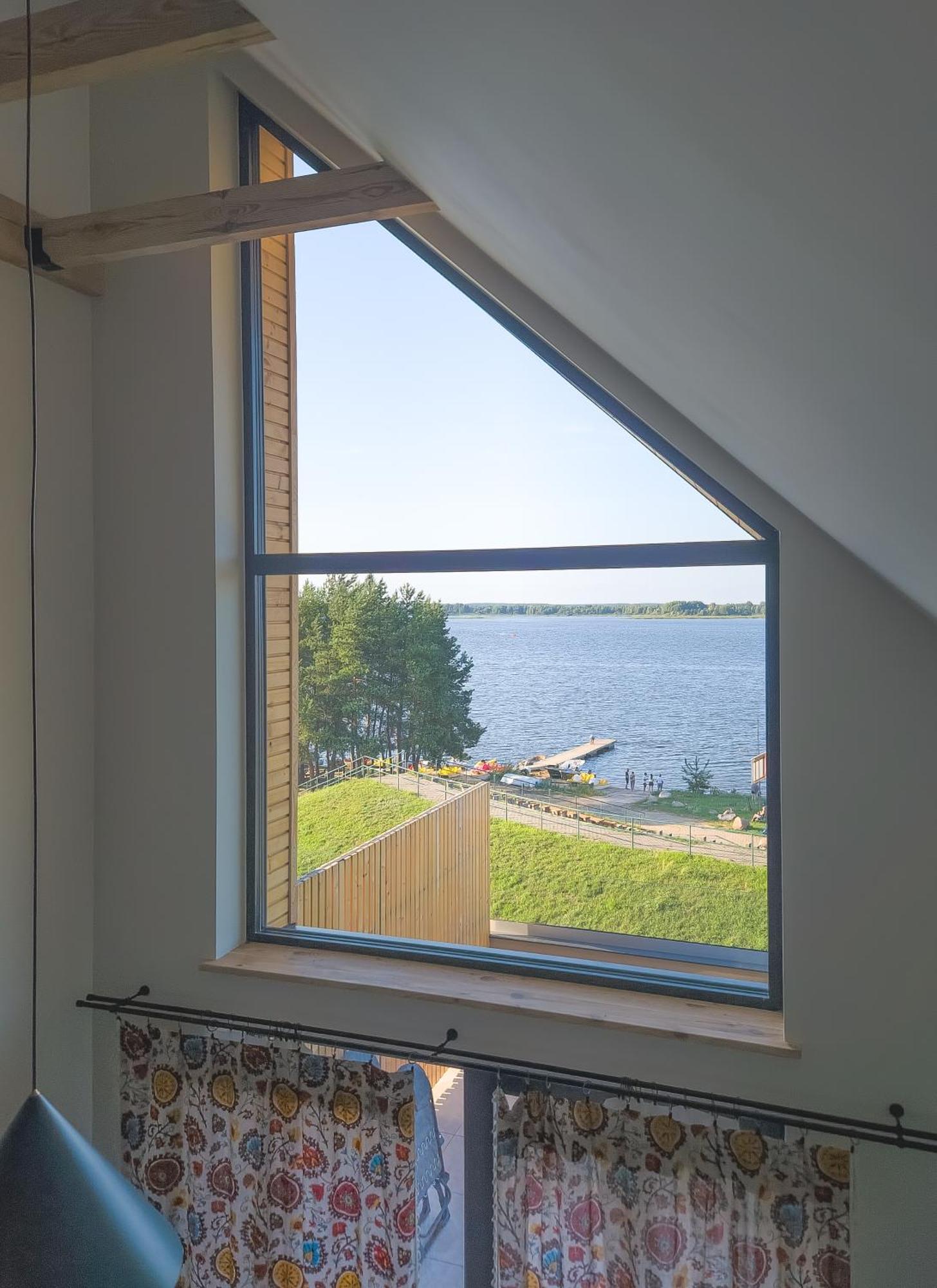 Zubr Nad Zalewem Appartement Luka Buitenkant foto