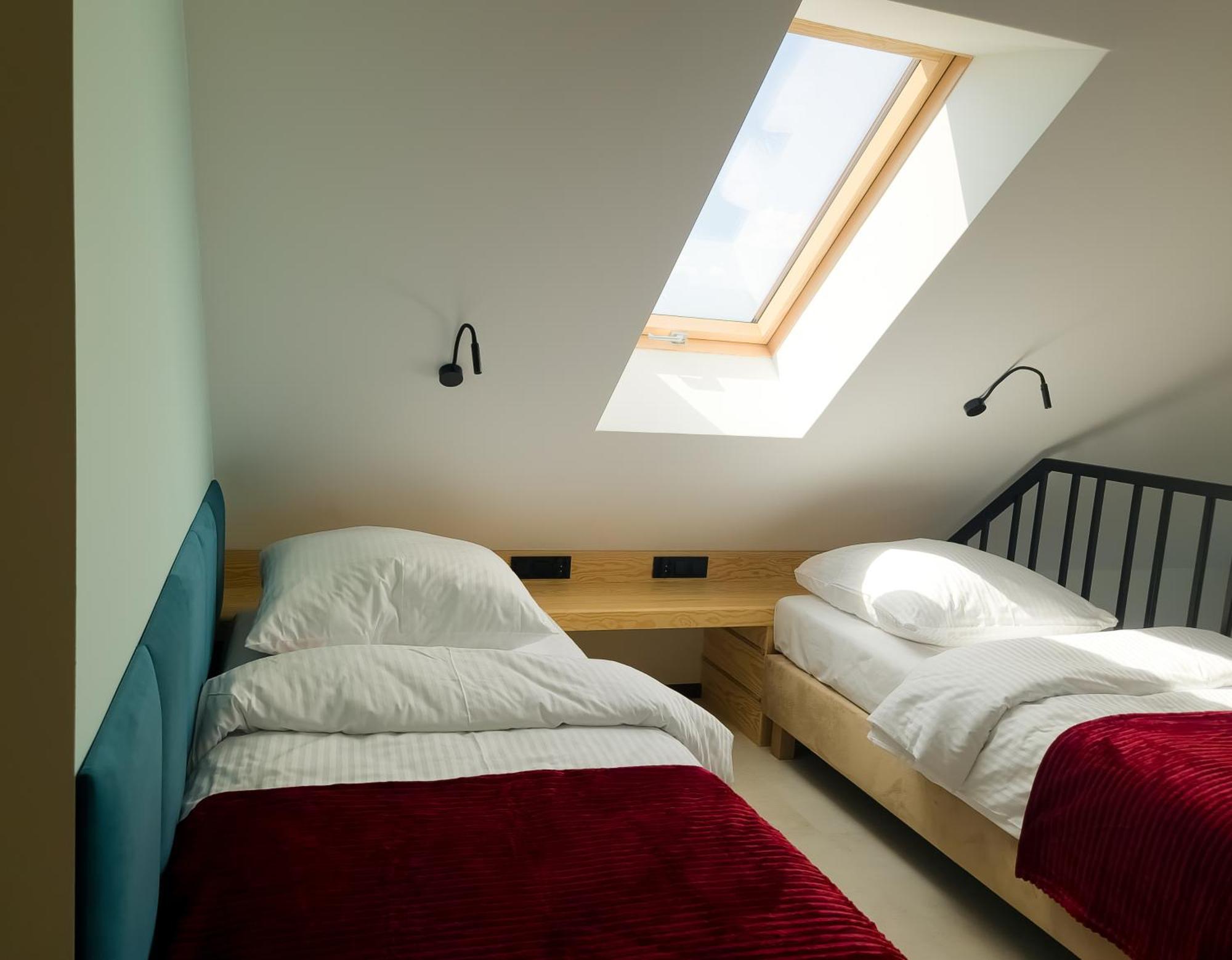 Zubr Nad Zalewem Appartement Luka Buitenkant foto