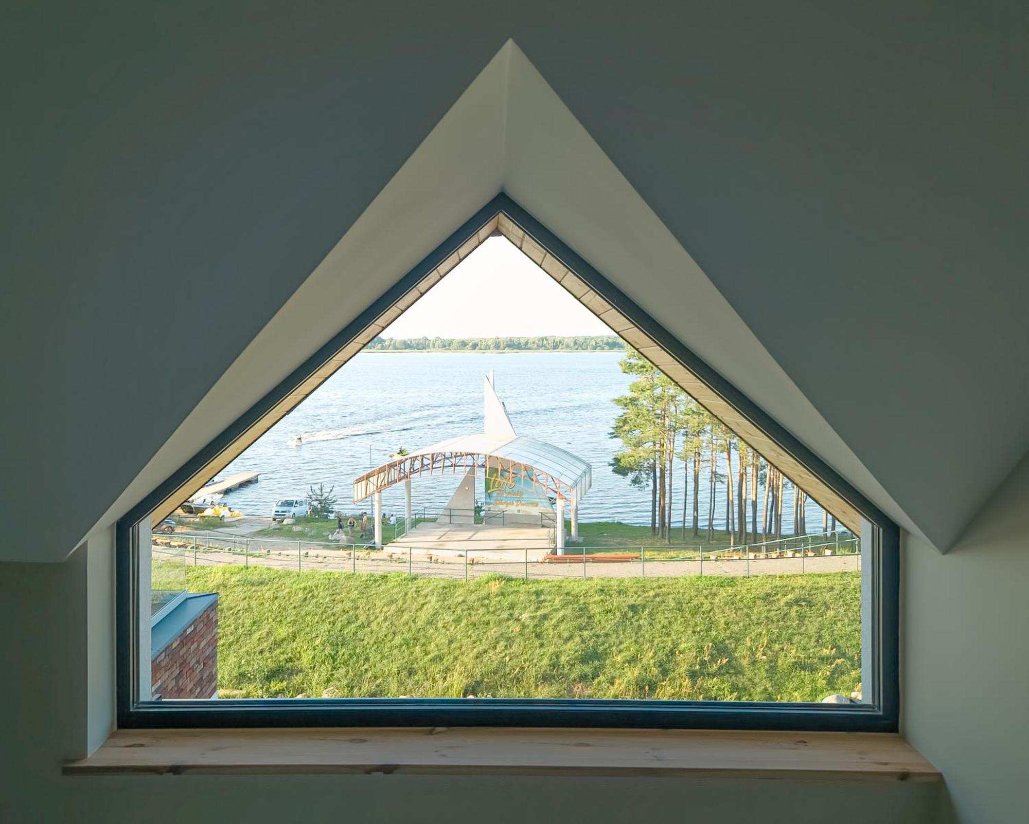 Zubr Nad Zalewem Appartement Luka Buitenkant foto