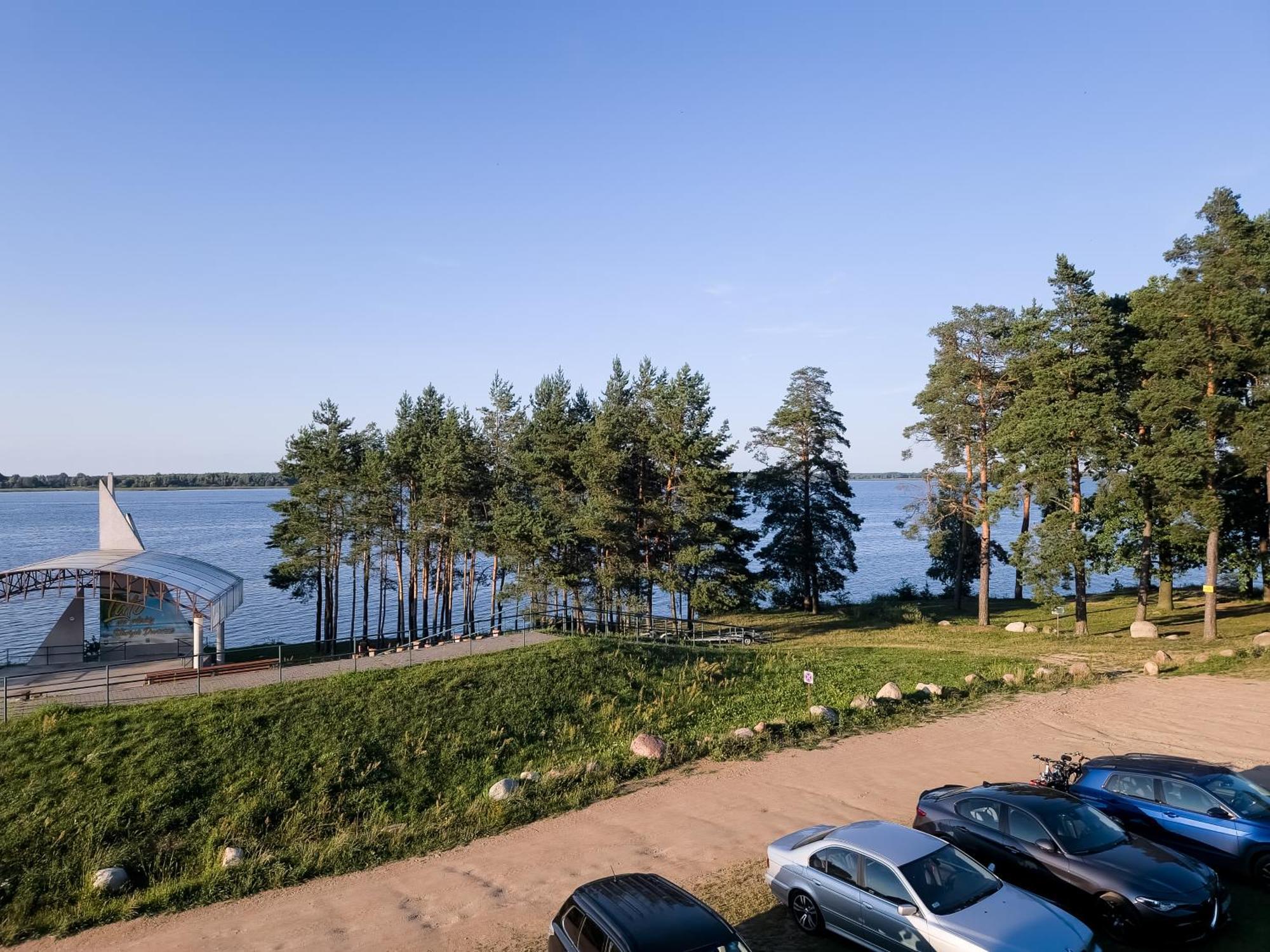 Zubr Nad Zalewem Appartement Luka Buitenkant foto