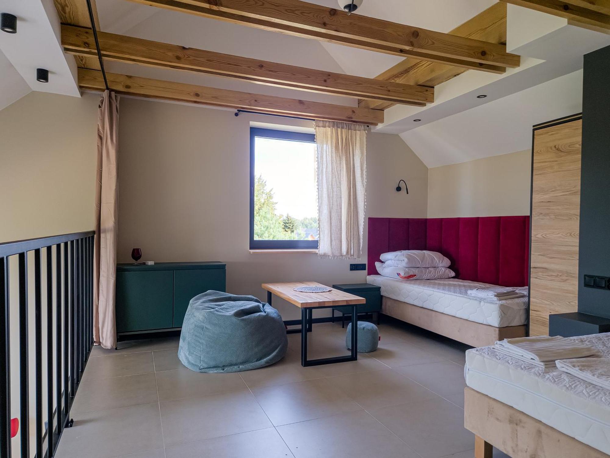Zubr Nad Zalewem Appartement Luka Buitenkant foto
