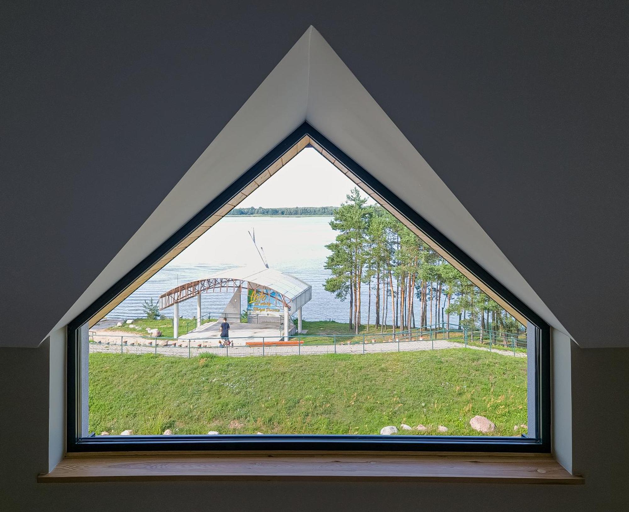 Zubr Nad Zalewem Appartement Luka Buitenkant foto