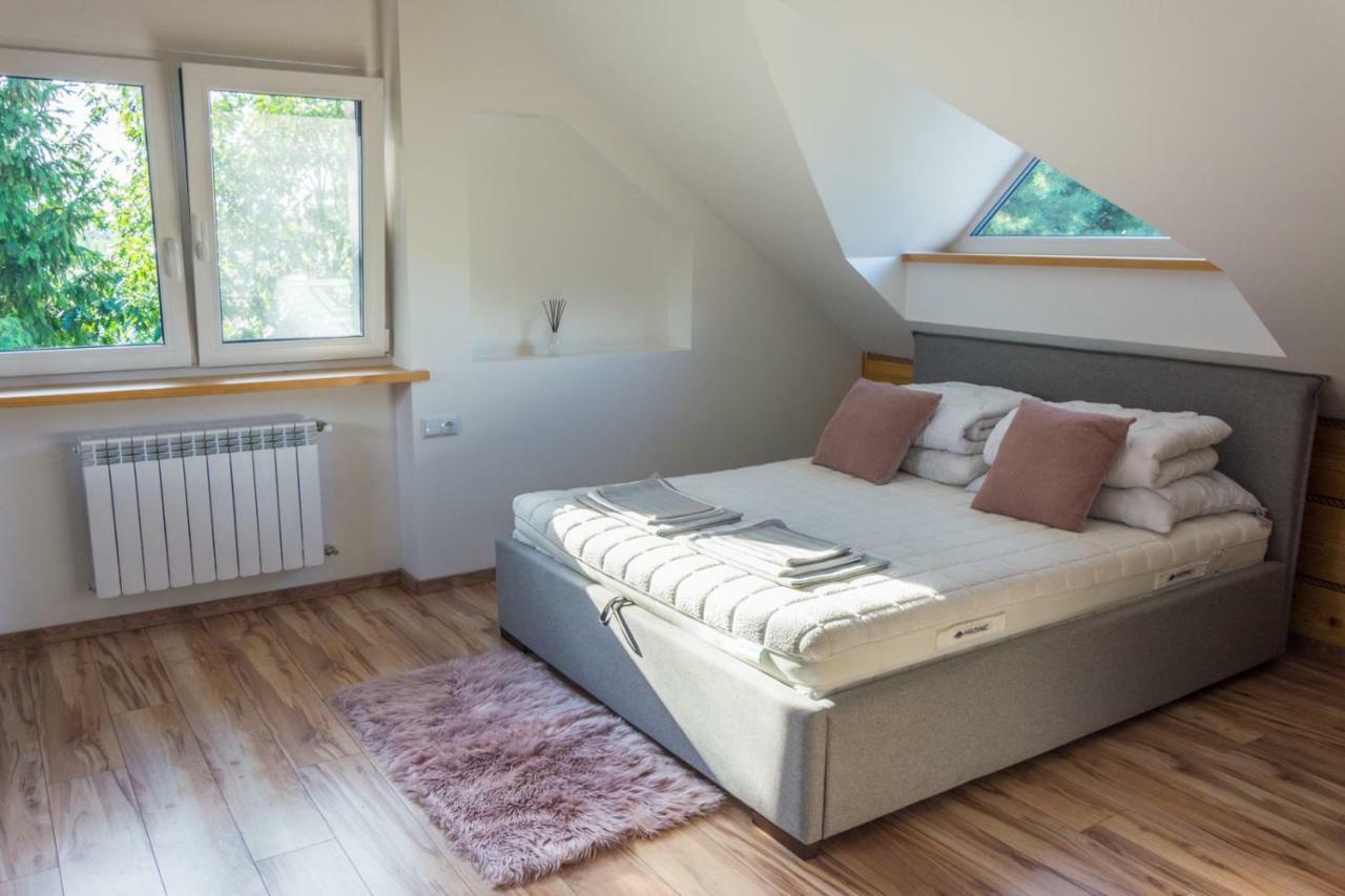 Zubr Nad Zalewem Appartement Luka Buitenkant foto