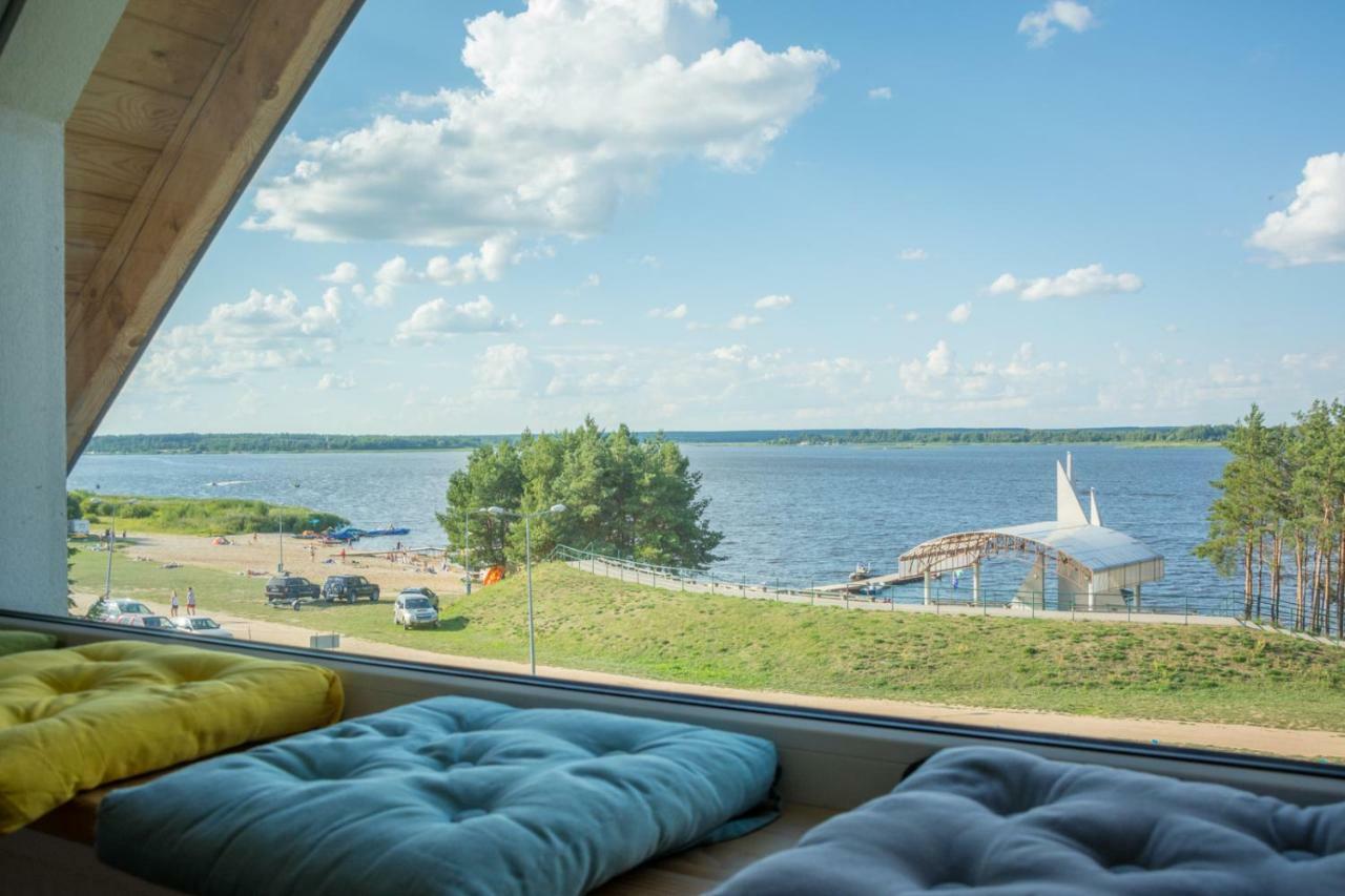 Zubr Nad Zalewem Appartement Luka Buitenkant foto
